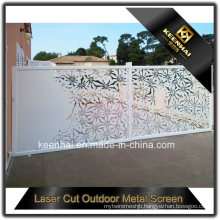 Sunk Fence Sliding Aluminum Garden Main Gate Design